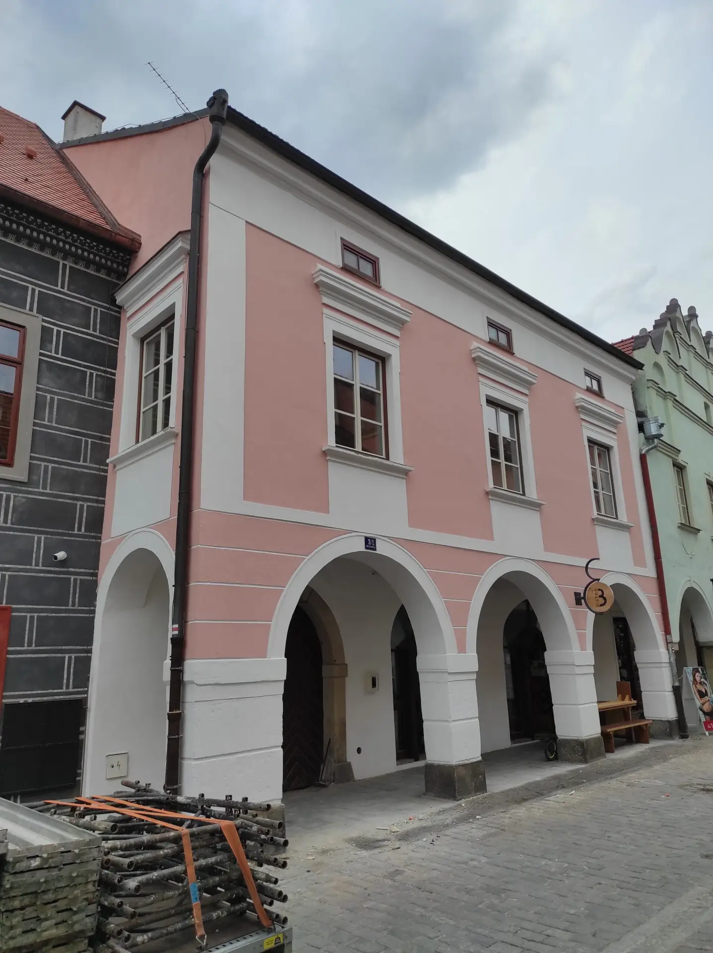 Historický dům Třeboň – rekonstrukce fasády